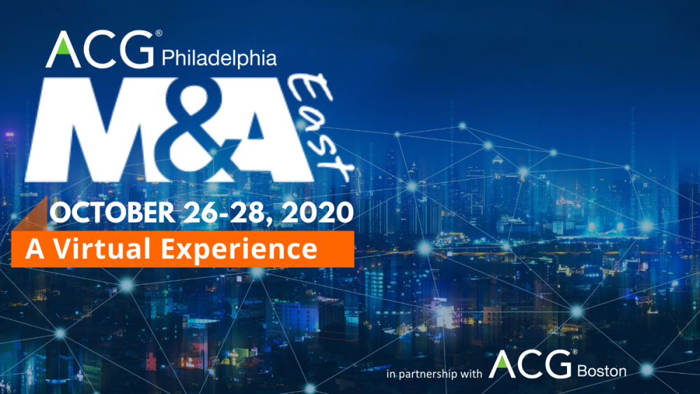 M&A East 2020 ACG Philadelphia